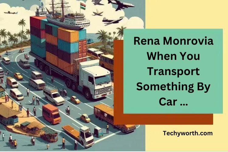 Rena Monrovia When You Transport Something By Car …